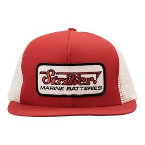 Striker! Marine Batteries Trucker Hat Strapback Cap USA Boating